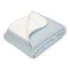Little Dutch Cot Blanket Pure Soft Blue -Baby Product Sale 0020852 little dutch cot blanket pure soft blue pure 0
