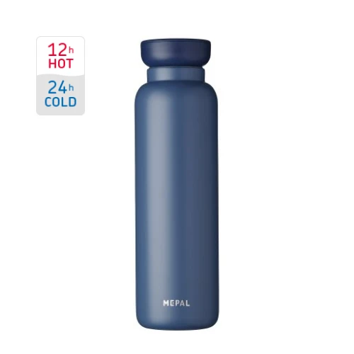 Mepal Insulated Bottle Ellipse 900 Ml / 30.4 Oz - Nordic Denim 3 Mepal Insulated Bottle Ellipse 900 Ml / 30.4 Oz - Nordic Denim