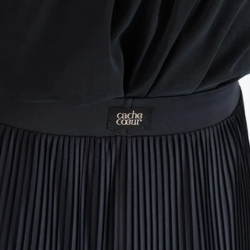 Cache Coeur Bardot Maternity Plissé Long Skirt 6 Cache Coeur Bardot Maternity Plissé Long Skirt - Image 4