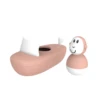 Matchstick Monkey Bathtime Boat Set Dusty Pink