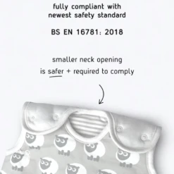 Ewan Sleeping Bag 2.5Tog - Grey (0-6 Months) -Baby Product Sale 3 85b77fd8 0680 41a8 af97 5c2cf16b0070