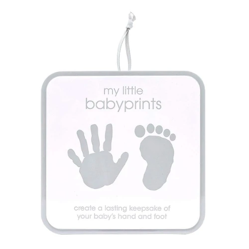 Pearhead My Little Babyprints Tin Grey/white 3 Pearhead My Little Babyprints Tin Grey/white
