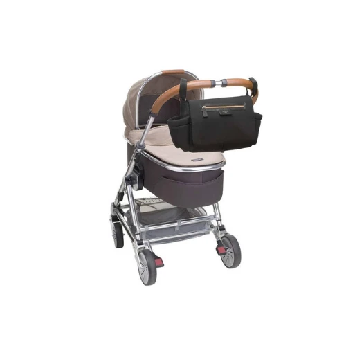 Storksak Stroller Organiser Luxe Scuba Black 6 Storksak Stroller Organiser Luxe Scuba Black - Image 4