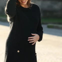 Cache Coeur Maternity Sweater Dress Honey Black -Baby Product Sale 4 bec8a22d d778 4763 b42a 05f8291e00db