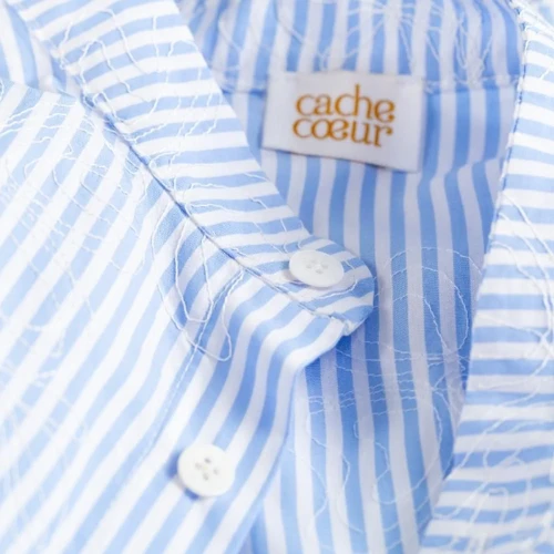 Cache Coeur Camille Maternity And Nursing Embroidered Shirt 6 Cache Coeur Camille Maternity And Nursing Embroidered Shirt - Image 4