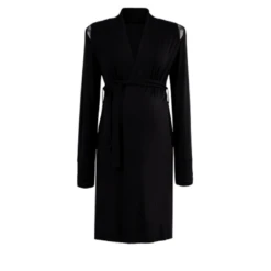 Cache Coeur Maternity Negligee - Serenity - Black