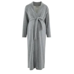 Cache Coeur Maternity Long Cardigan Sweet Home Grey