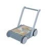 Little Dutch Wooden Baby Walker With Blocks - Ocean Blue -Baby Product Sale 77 e7857201 b36a 4138 b4a4 d2350ce2ed36
