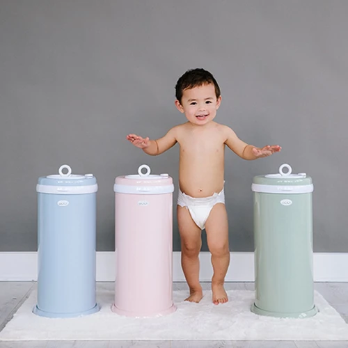 Ubbi® Diaper Pail - Sage 4 Ubbi® Diaper Pail - Sage - Image 2