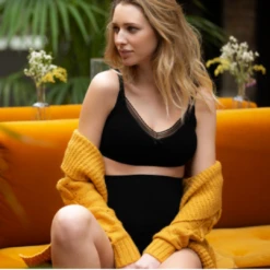 Cache Coeur Maternity And Nursing Seamless Bra - Milk - Black -Baby Product Sale 84 f3e4a164 e5fd 4b11 a1c5 de65cddcfe17