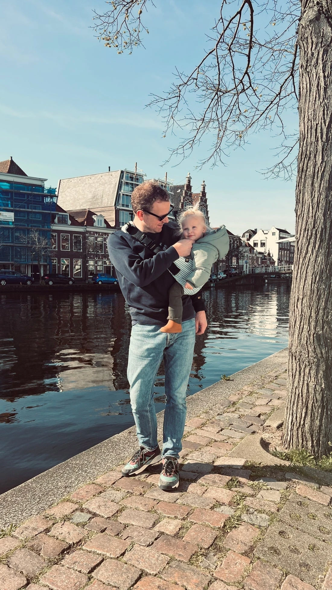 Toddler Carrier Denim Stripe 6 Toddler Carrier Denim Stripe - Image 4