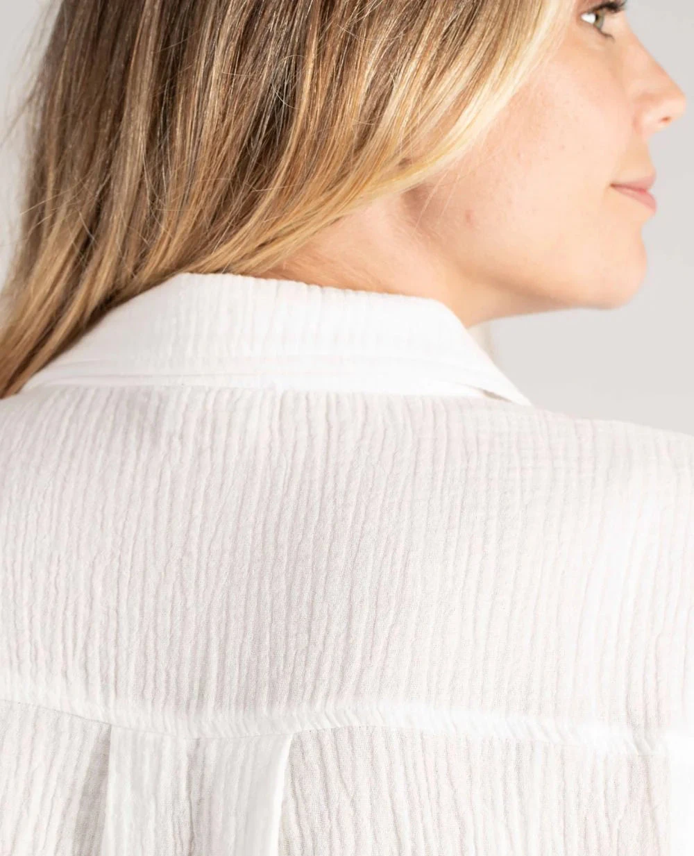 Cache Coeur Bertille White Maternity And Nursing Shirt Dress 10 Cache Coeur Bertille White Maternity And Nursing Shirt Dress - Image 8