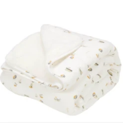 Little Dutch Cot Blanket Sailors Bay White
