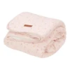 Little Dutch Cot Blanket Little Pink Flowers