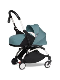 BABYZEN Stroller YOYO² 0+ Newborn Pack -Baby Product Sale YOYO2 0 3 4 WHITEFRAME AQUA WEB