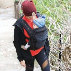 PhysioCarrier - BLACK /pocket Charcoal - LR -Baby Product Sale blackgrey2