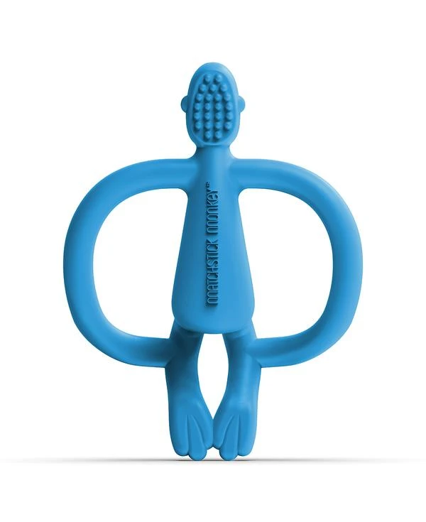 Matchstick Monkey Monkey Teether - Blue 5 Matchstick Monkey Monkey Teether - Blue - Image 3