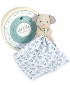 Blue Dog Handkerchief Comforter In Organic Cotton -Baby Product Sale dc3963 1 6368dc11c680e788777003