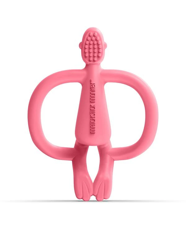 Matchstick Monkey Monkey Teether - Pink 5 Matchstick Monkey Monkey Teether - Pink - Image 3